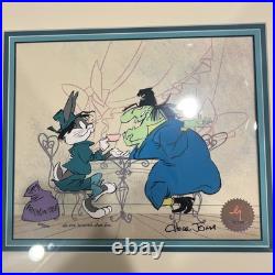 Warner Brothers Cel Bugs Bunny Witch Hazel II Rare Signed Chuck Jones Art Cell