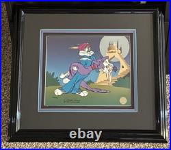Warner Brothers Cel Chuck Jones Signed COA LE Bugs Bunny Cel