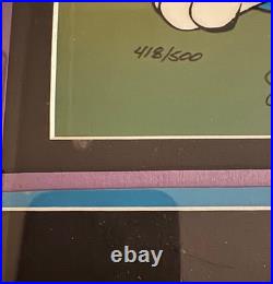 Warner Brothers Cel Chuck Jones Signed COA LE Bugs Bunny Cel