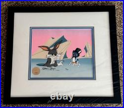 Warner Brothers Cel Frigid Hare Very Rare 410/500 Chuck Jones Signed