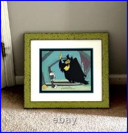 Warner Brothers Cel LE 76/100 Chuck Jones Signed Custom Framed Very Rare