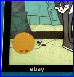 Warner Brothers Cel LE 76/100 Chuck Jones Signed Custom Framed Very Rare