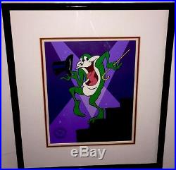 Warner Brothers Cel Michigan J Frog 4 Signed Chuck Jones Rare Animation Cell