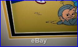 Warner Brothers Cel The Duck Dodgers Group Daffy Bugs Signed Chuck Jones Rare