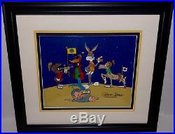 Warner Brothers Cel The Duck Dodgers Group Daffy Bugs Signed Chuck Jones Rare
