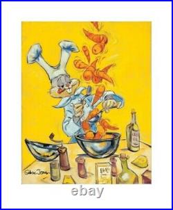 Warner Brothers-Chuck Jones-Limited Edition Canvas-Bugs Bunny-Chez Bugs-Cooking