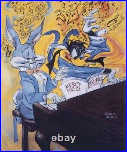 Warner Brothers-Chuck Jones-Limited Edition Canvas-Daffy/Bugs-Mercy Melodies