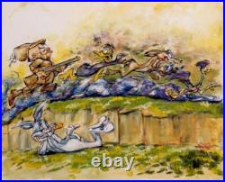 Warner Brothers-Chuck Jones-Limited Edition Canvas-Daffy/Bugs +-The Great Chase