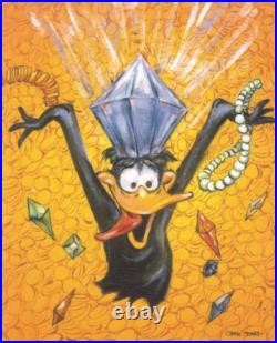 Warner Brothers-Chuck Jones-Limited Edition Canvas-Daffy Duck-I'm In The Money