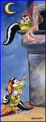 Warner Brothers-Chuck Jones-Limited Edition Canvas-Pepe Le Pew-Romeo&Juliet
