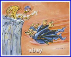 Warner Brothers-Chuck Jones-Limited Edition Canvas-Wile/Road Runner-Near Miss