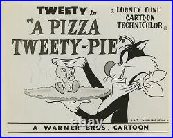 Warner Brothers-Chuck Jones Limited Edition Litho-A Pizza Tweety Pie-Sylvester