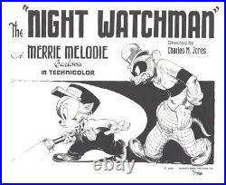 Warner Brothers-Chuck Jones Limited Edition Litho-Night Watchman