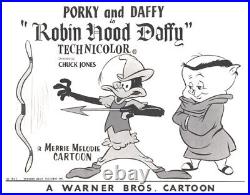 Warner Brothers-Chuck Jones Limited Edition Litho-Robin Hood Daffy-Porky