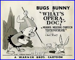 Warner Brothers-Chuck Jones Limited Edition Litho-What's Opera Doc-Bugs Bunny