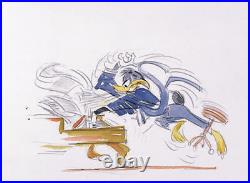 Warner Brothers-Chuck Jones-Limited Edition Paper-Daffy Duck-Daffy Piano