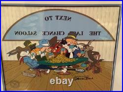 Warner Brothers Chuck Jones Next to the Last Chance Saloon Animation Cel Ltd E