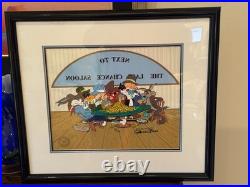 Warner Brothers Chuck Jones Next to the Last Chance Saloon Animation Cel Ltd E