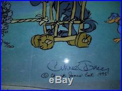 Warner Brothers/Chuck Jones' Peter & the Wolf Lte. Ed signed cel not WDCC Disney