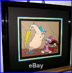 Warner Brothers Chuck Jones Signed, Bugs Bunny Hassan Cel Hassan Chop Rare Cell