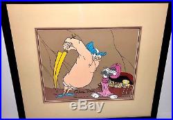 Warner Brothers Chuck Jones Signed Bugs Bunny Hassan Cel Hassan Chop Rare Cell