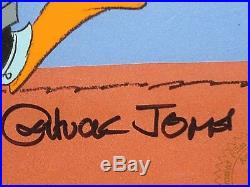 Warner Brothers Daffy Duck Cel COWBOY DAFFY signed Chuck Jones cell 82/100 LTD