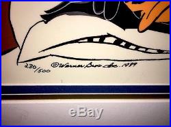 Warner Brothers Daffy Duck Cel Impossible Dream Signed Chuck Jones Rare Cell
