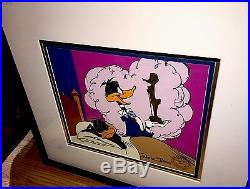 Warner Brothers Daffy Duck Cel Impossible Dream Signed Chuck Jones Rare Cell
