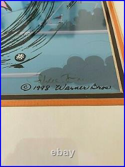 Warner Brothers Daffy Duck Cel Par None Signed by Chuck Jones Rare Edition cel