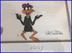 Warner Brothers-Duck Dodgers 1/1 Original Drawing with Cel Signed By Chuck Jones