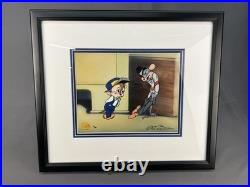 Warner Brothers LE Cel 1998 The Night Watchman #12/38 Signed by Chuck Jones COA