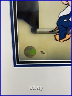 Warner Brothers LE Cel 1998 The Night Watchman #12/38 Signed by Chuck Jones COA