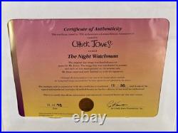Warner Brothers LE Cel 1998 The Night Watchman #12/38 Signed by Chuck Jones COA