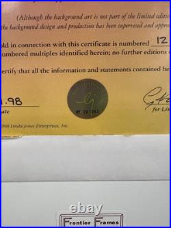 Warner Brothers LE Cel 1998 The Night Watchman #12/38 Signed by Chuck Jones COA