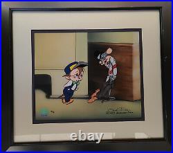 Warner Brothers LE Cel 1998 The Night Watchman #37/38 Signed by Chuck Jones