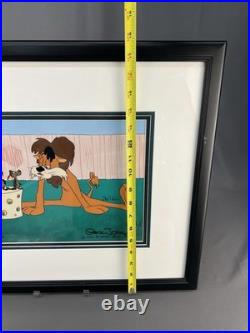 Warner Brothers LE Cel 2001 Roughly Squeaking #6/46 Signed by Chuck Jones COA