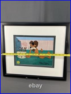 Warner Brothers LE Cel 2001 Roughly Squeaking #6/46 Signed by Chuck Jones COA