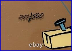 Warner Brothers Limited Edition Cel Birth of a Notion Signed By Chuck Jones