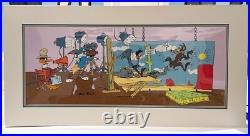 Warner Brothers Limited Edition Cel Birth of a Notion Signed By Chuck Jones