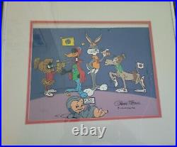 Warner Brothers Limited Edition Cel Chuck Jones Signed 33/500 Duck Dodgers Bugs