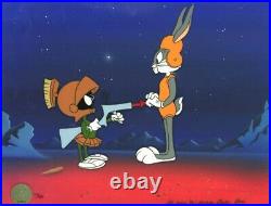 Warner Brothers-Limited Edition Cel-Mad As A Mars Hare-Marvin the Martian, Bugs
