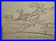 Warner Brothers-Original Drawing-Wile Coyote- Signed by Chuck Jones