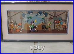 Warner Brothers Sound Stage (1991)Animation Cel Signed by Chuck Jones