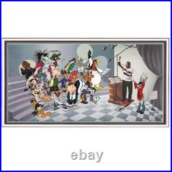 Warner Brothers We Are The Tunes Limited Edition Cel Signed By Quincy Jones