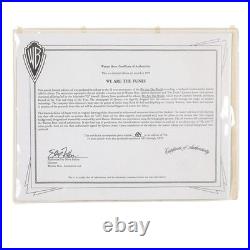 Warner Brothers We Are The Tunes Limited Edition Cel Signed By Quincy Jones