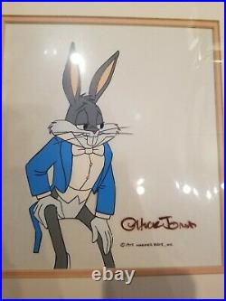 Warner bros Inc, 1979 Bugs Bunny Animated Cel, Hand Painted, Signed Chuck Jones