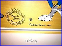 Warner brothers bugs bunny cel bully for bugs I signed chuck jones rare art cell