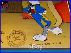 Warner brothers cel bugs bunny Bully For Bugs I signed Chuck Jones rare art cell