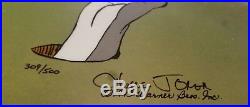 Warner brothers cel bugs bunny daffy duck 18th hare signed chuck jones cell