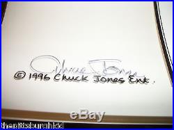 Wb Signed Chuck Jones Limited Edition Cel Peter & The Wolf Only 100 Made Sweet